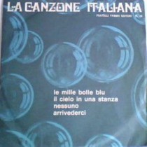 LP La Canzone Italiana N 50, Le mille bolle blu, Il cielo in una stanza, Nessuno, Arrivederci, 45 giri