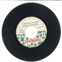 LP 45 GIRI 7" I VIAGGI DI GULLIVER NELL'ISOLA DEI PIGMEI/ NELL'ISOLA DEI GIGANTI