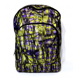 ZAINO Comix ALL OVER Fantasia VIOLA e VERDE grande 2017 2018 8009117913069