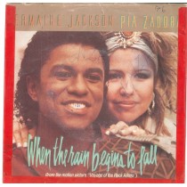 LP 45 GIRI 7" GERMAINE JACKSON E PIA ZADORA 