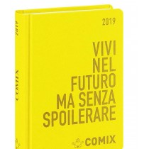 DIARIO AGENDA COMIX 2019 datato 16 mesi GIALLO SCRITTA ORO mini 12x16 1381360022284