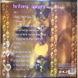 Britney Spears "Oops!... I Did It Again" LIMITED picture VINILE LP