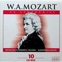 MOZART 46 SYMPHONIES  BOX 10 CD