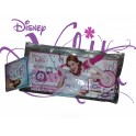 Astuccio Disney Violetta contenente 2 matite,temperino,gomma,forbice,righello 15cm, e blocchetto seligrafato 