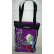SHOPPING BAG PUFFETTA VIOLA E NERO ITALY STYLE